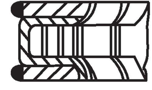 Fits mahle 607 piston - fits, 77