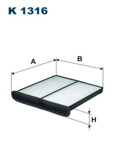 Fits filtron 1210 filter - k,