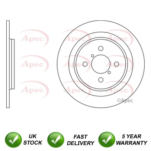 Brake disc rear sjr fits - rear,