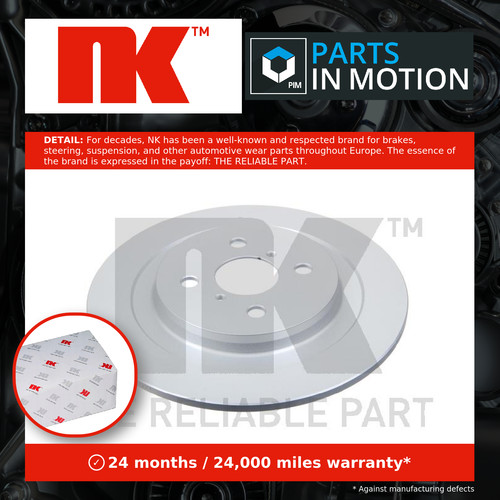 Brake discs pair solid - brake,