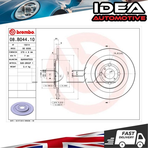 Brake discs rear - discs, idea