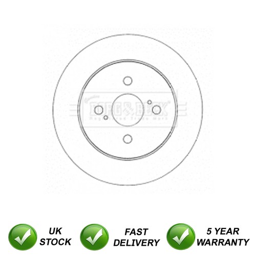 Brake disc rear sjr - 1x,