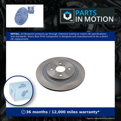 Brake discs pair solid rear - discs,