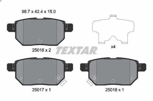 Brake pad set disc - brake,
