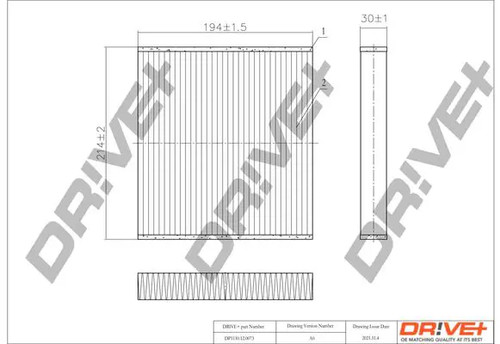 Cabin filter particulate - filter,