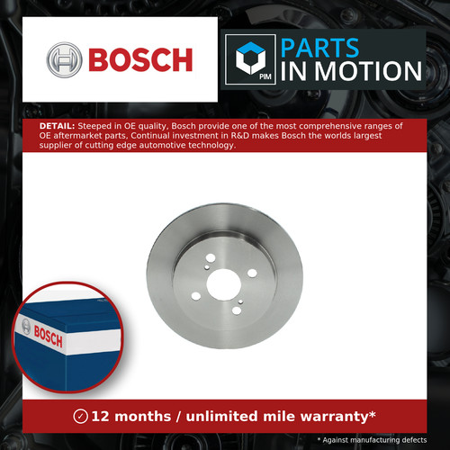Brake discs pair solid rear - 2x,