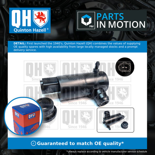Washer pump fits - fits, yaris