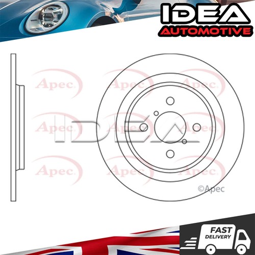 Brake disc rear idea fits - brake,