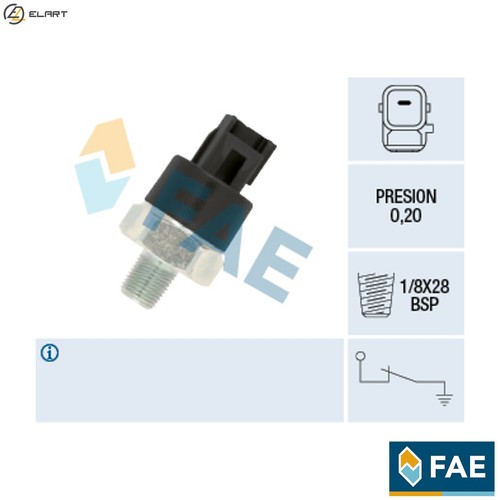 Oil pressure switch - pressure, 12550