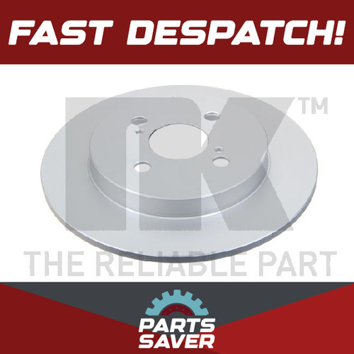 Brake discs pair solid fits - 2x,