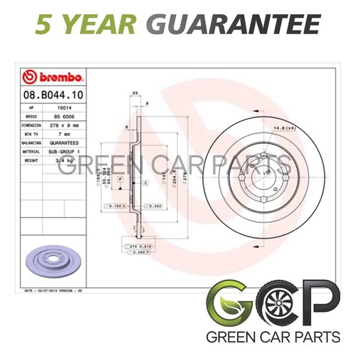 Brake discs rear gcp - brake,